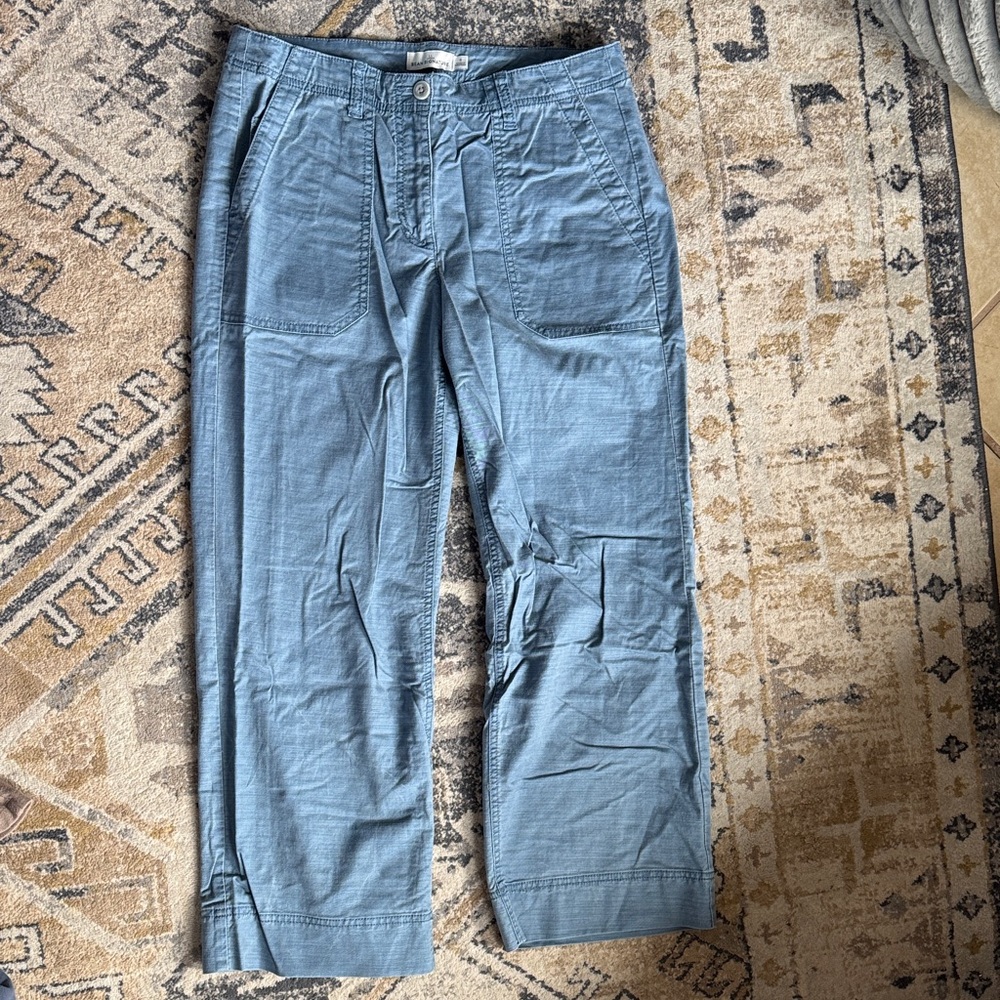 Women’s LLBean Blue Casual Cotton Utility Pants